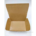 Take Away 1000ml Paper Lunch Boxes For Restaurant